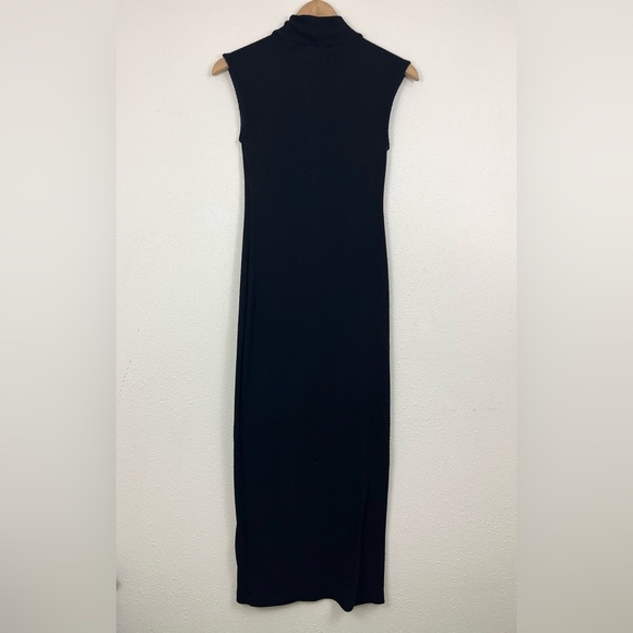 ENZA COSTA Sleeveless Knit Turtleneck Dress - Picture 4 of 5